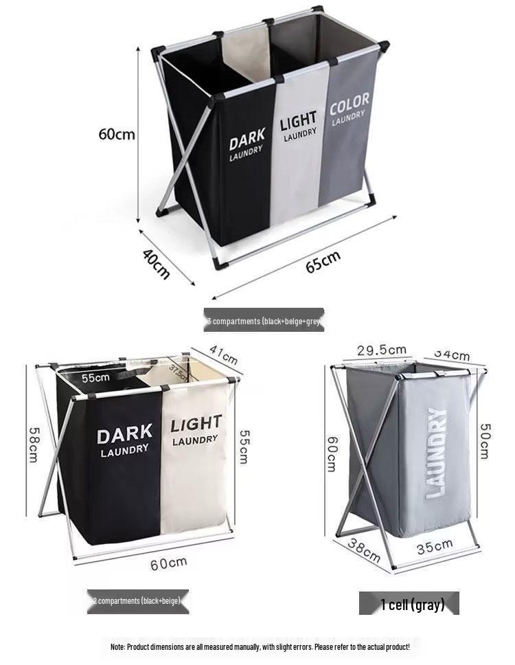 Thickened Oxford Cloth Foldable Laundry Basket - Moisture-Proof Dirty Clothes Hamper for Bathroom and Bedroom