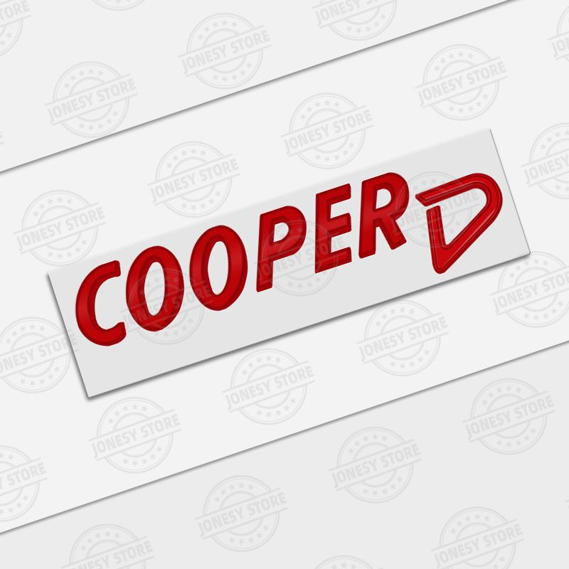 Auto Metal Logo 3D Badge Lettering Decals Trunk Sticker For MINI Cooper D SD R60 R56 R57 R58 R60 F55 F56 Countryman Car Styling