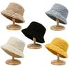 Faux Fur Ladies Bucket Cap Soft And Fluffy Fisherman Hat For Cold Weather