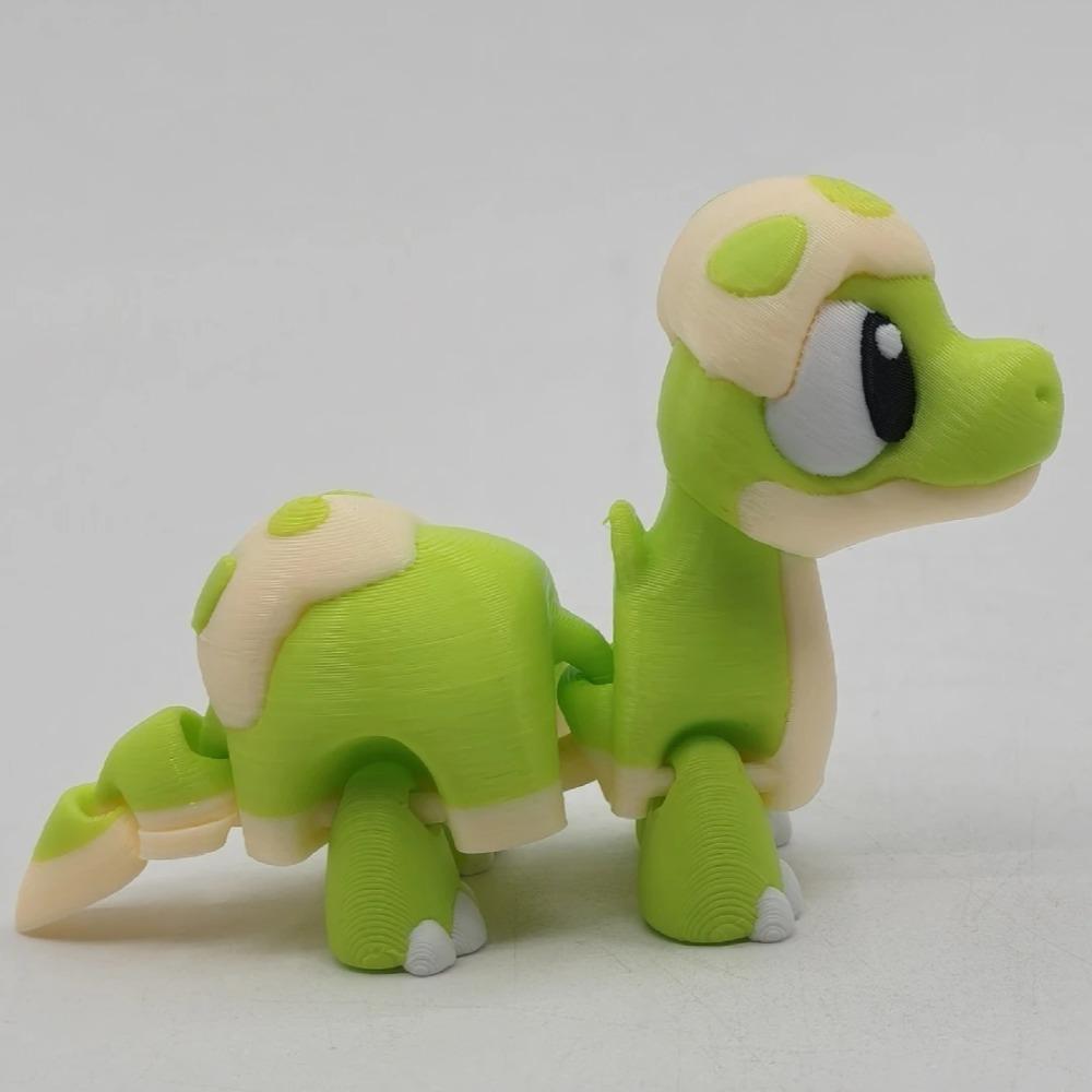 

Милая фигурка детеныша динозавра в скорлупе, напечатанная на 3D-принтере, игрушка-животное, украшение для дома, подвижные суставы, реалистичные глаза, декор для рабочего стола, подарки для детей