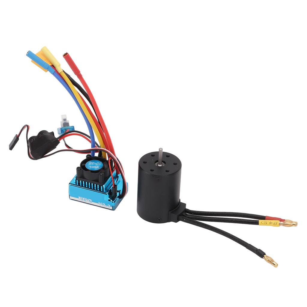 3650 3100KV Brushless Motor Kit 120A ESC Waterproof XT60 Plug Type RC Upgrade Combo for 110 18 RC