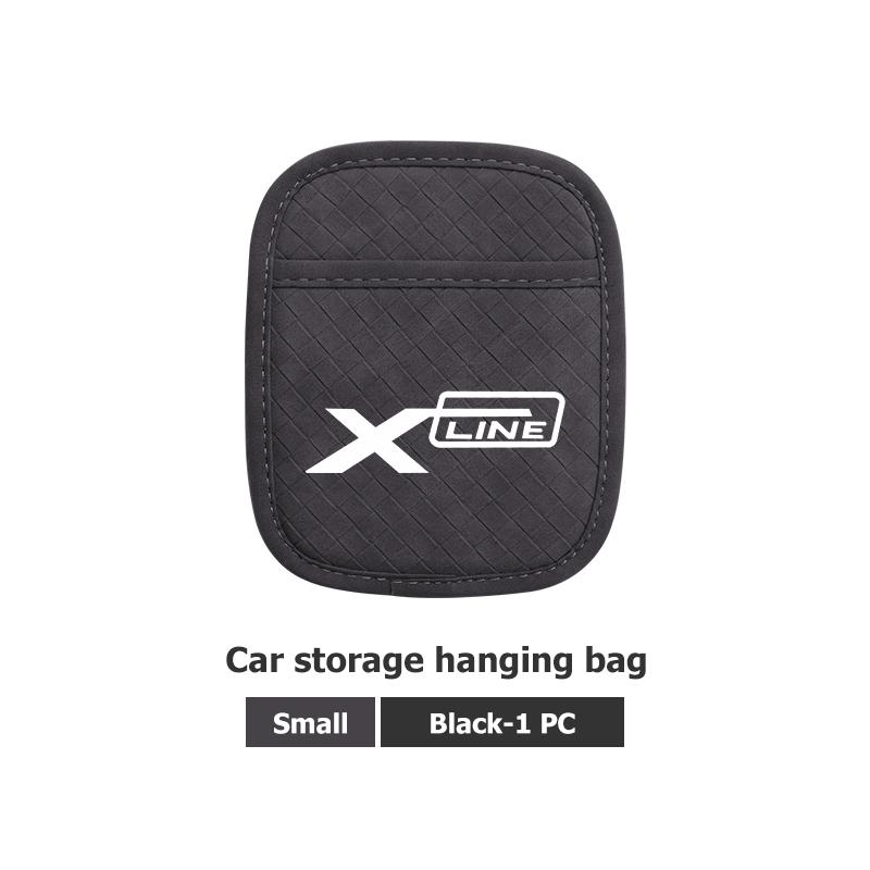 BBEC3 Leather Car Styling Hanging Phone Protector Bag Door Side Pocket Storage Accessories For KIA Xline Sportage Optima Ceed Soul