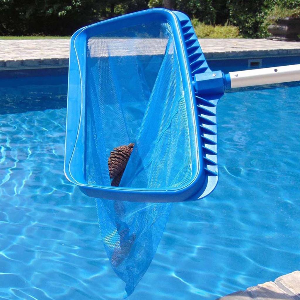 Swimming Pool Cleaning Skimmer Net with Fine Holes Effectively Catch Leaves Design for Inground & Above Ground Pools Ponds