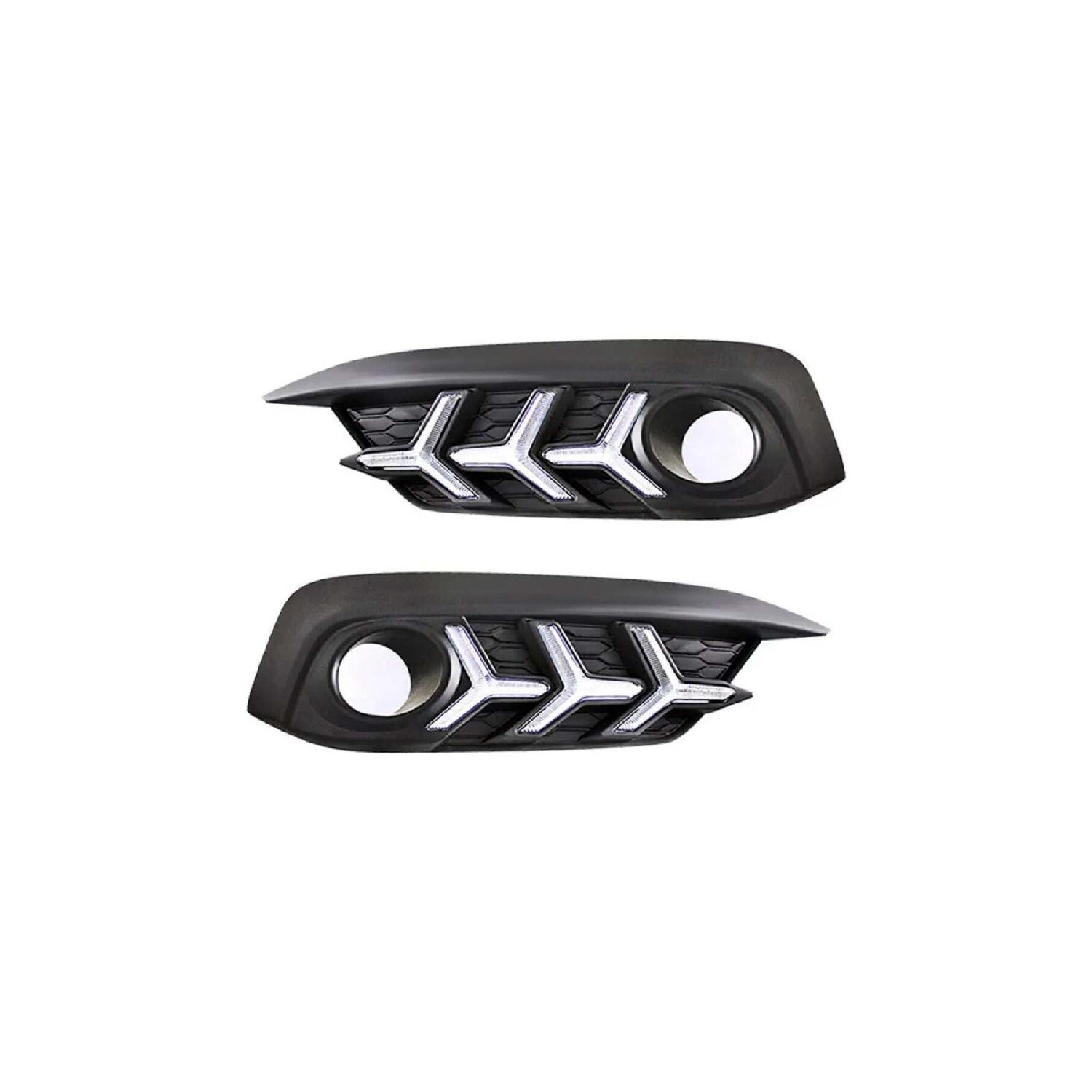 

Honda Civic FC5 Противотуманные фары Drl Led Daytime Running Light 3 Arrow Tree Design 2016 / 2020