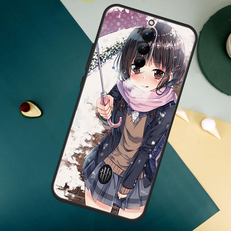 Anime Girl Cartoon Japan Cute For ZTE Nubia Red Magic 10S 8 9 8S 9S Pro Plus 10 Air 6S 7S 7 Pro Red Magic 11 Pro Plus Case