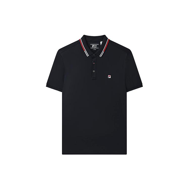 FILA Polo Shirts Men s Legend Blue Polo Collar Moderate F51M321101FNV M