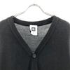 swagger Hergestellt in Japan Wollmischung Langarm Strick-Cardigan M Schwarz x grau Herren Gebraucht