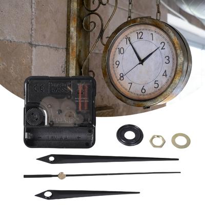 DIY Uhrwerk Ersatzsets Leises Quarzwerk für Wanduhr Batteriebetrieben mit Drei Zeiger Set