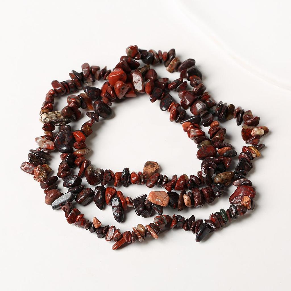 80cm Natürliche Amethyst Splitterkette - Poliert, Unregelmäßige Streifen für DIY Schmuck & Armbänder