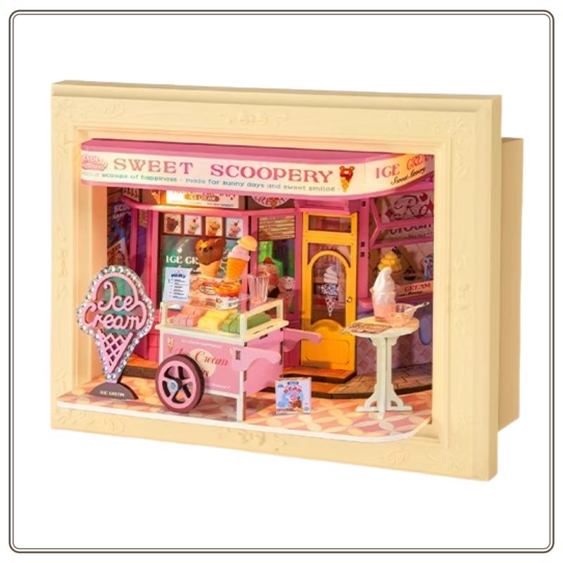 New Original Rolife Photo Frame DIY House Frame Story Miniature Scene Handmade Assembly Model Building Blocks Birthday Gift