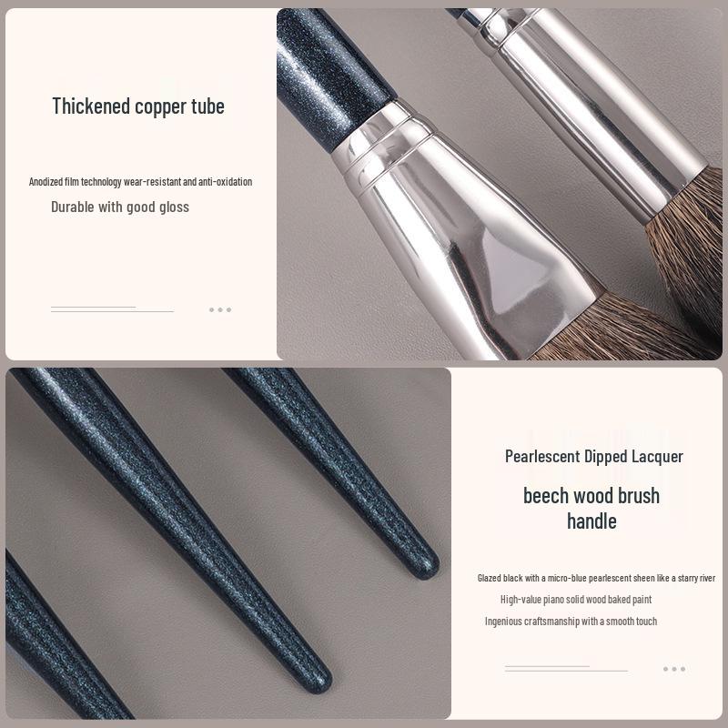 29-teiliges Tierhaar Make-up Pinselset: Nasenkontur-, Lidschatten-, Lippen-Concealer-Pinsel für professionelle Maskenbildner