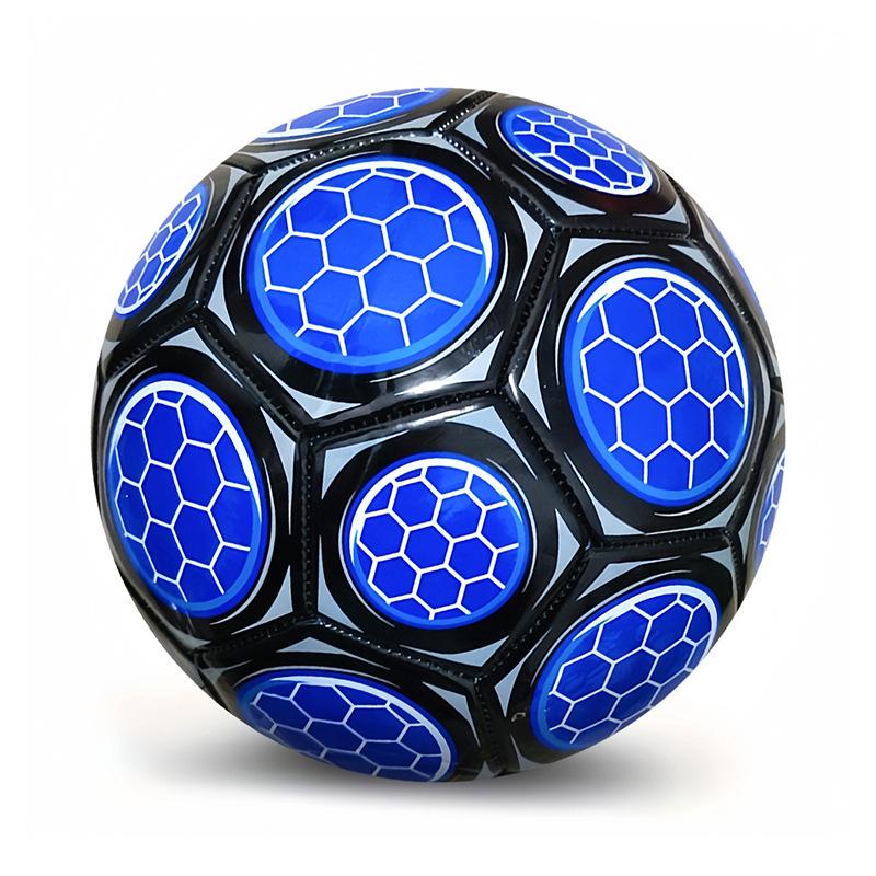 Size 5 PVC/PU Machine-Sewn Football for Adults and Students - Ideal for Competition and Training