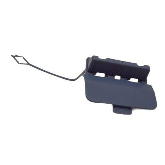 For BMW 3 Series G80: Rear Bumper Tow Hook Cover (Unpainted)
