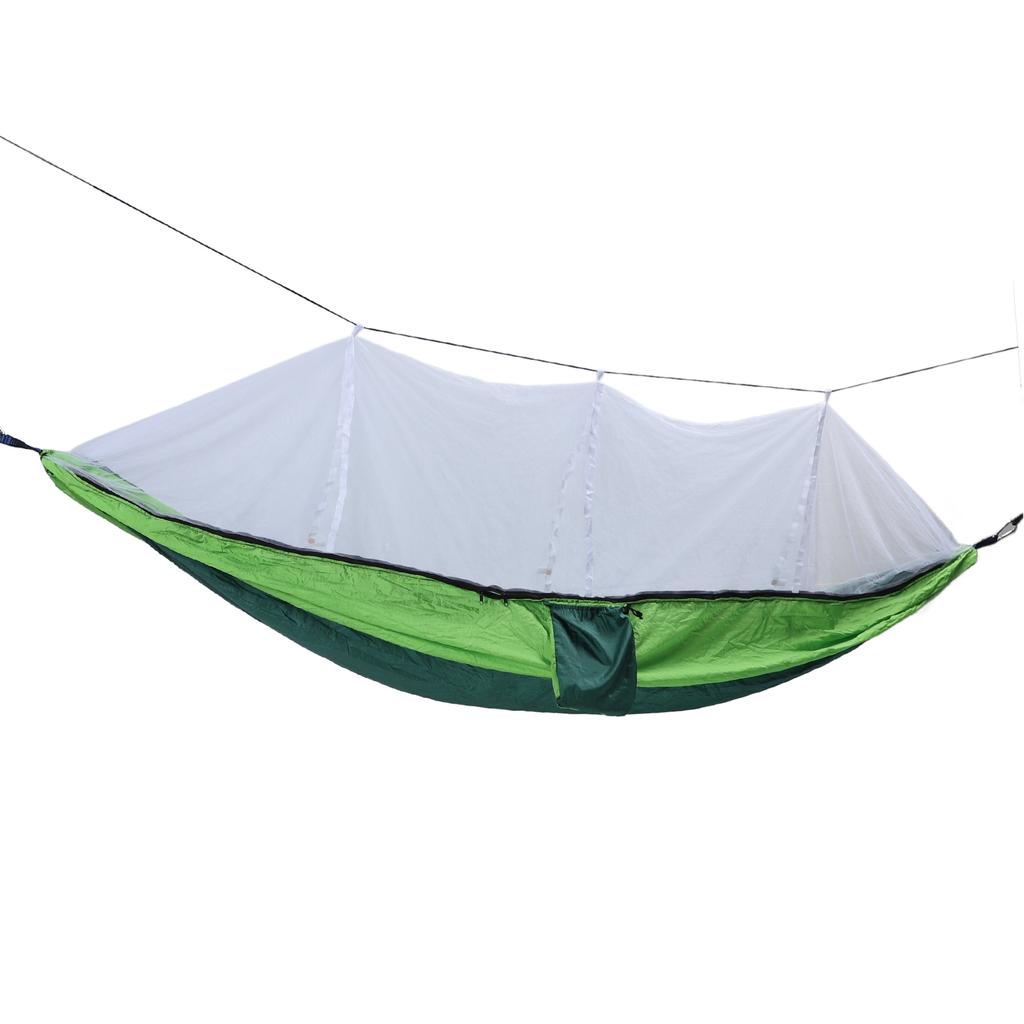 Outdoor Hammock 661lb Load Bearing Lightweight Portable Hammock with Net for Courtyard Camping Picnic