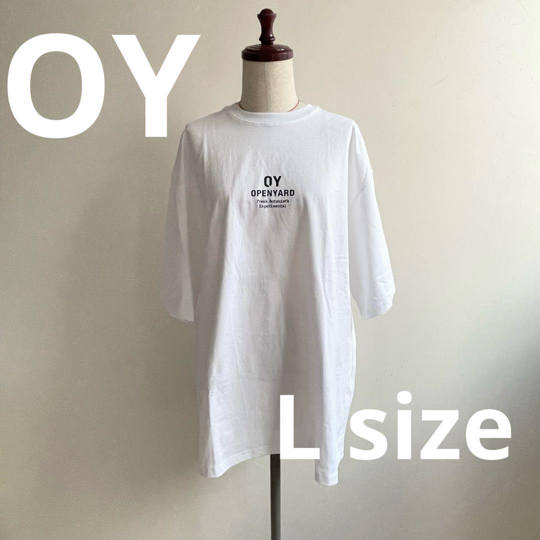 

[USED] OY Korea Short Sleeve T-Shirt, White, Size L