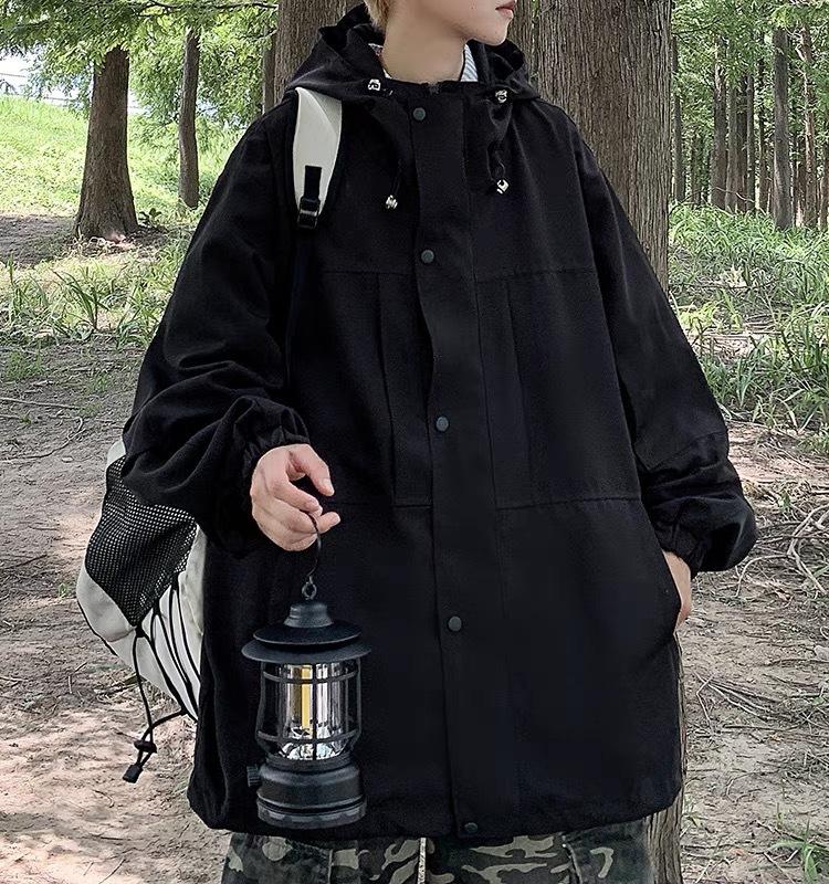 

Outdoor mountain functional jacket three-in-one jacket men s and women s waterproof and windproof cotton-padded jacket spring and autumn tooling M