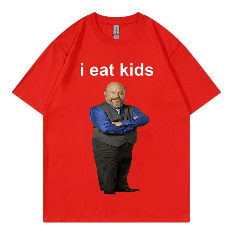 

Bertram I Eats Kids Funny Meme T Shirt High Streer Fashion Trend Short Sleeve Tshirt Summer High Quality Cotton Tshirts Unisex S