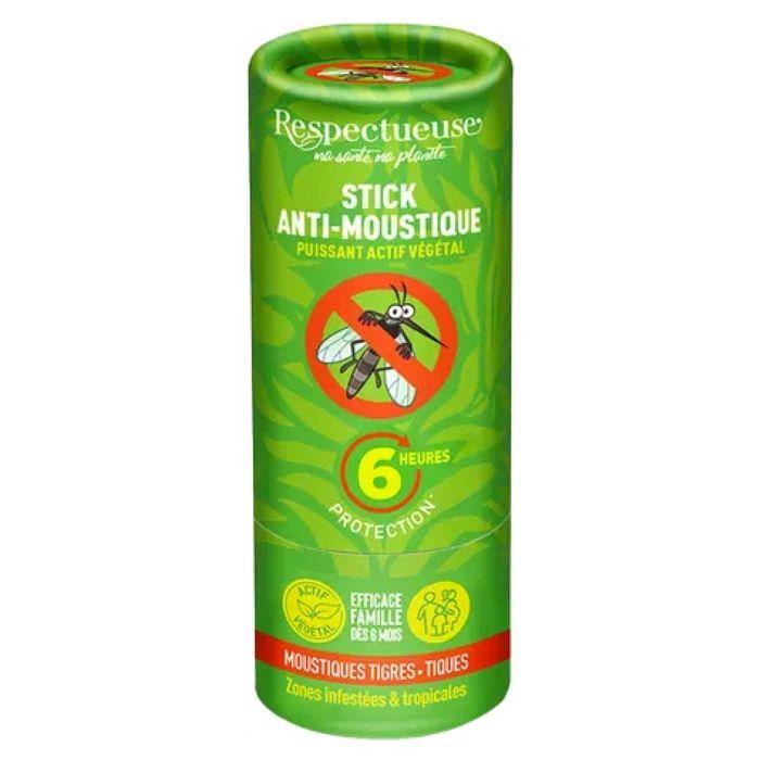 Respectueuse Stick Anti-Moustique Zones Infestées &amp; Tropicales 40 g