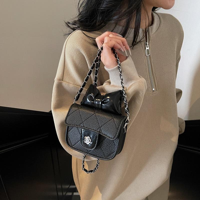 New Chain Bag Women's Solid Color Versatile Shoulder Bag Messenger Bag
