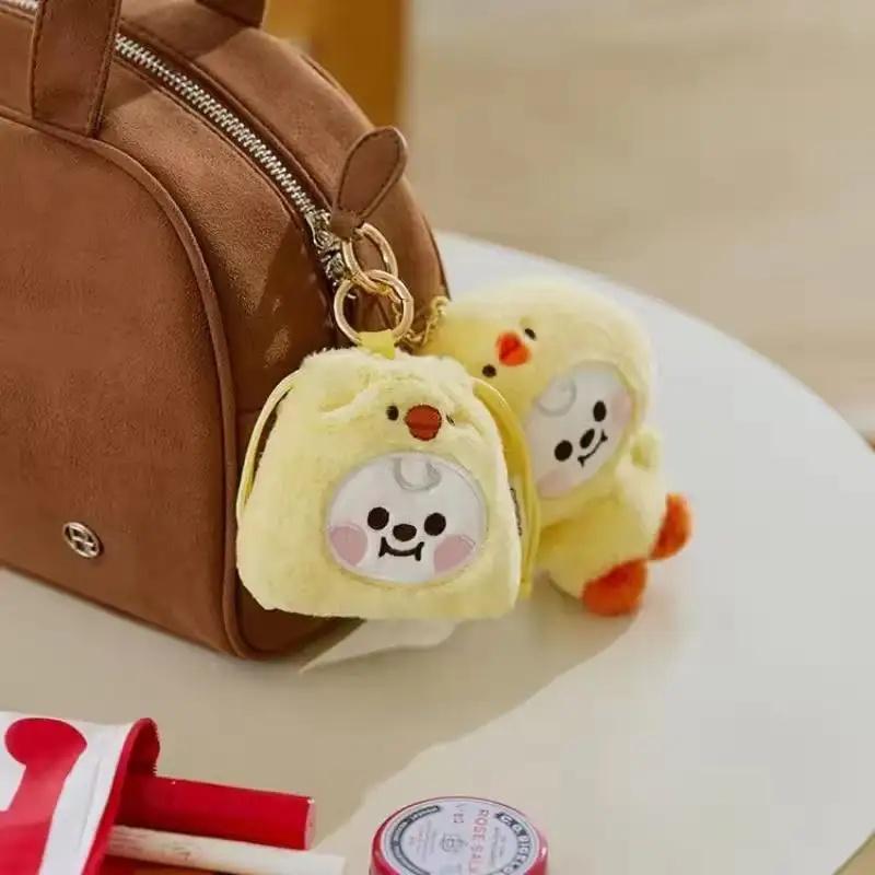 Anime Kawaii Plush Doll Keychain Cute Cartoon Doll School Bag Pendant Decoration Birthday Gift