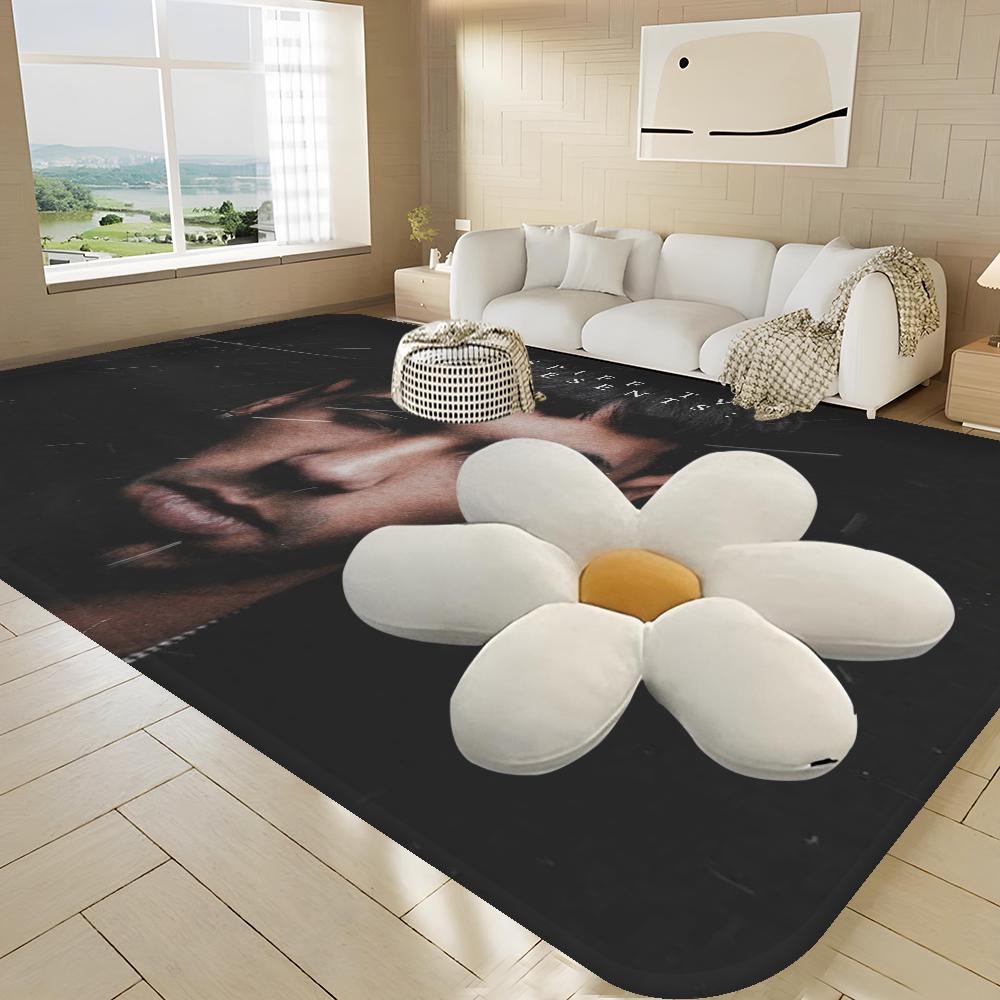 Rapper Anuel AA Floor Mat Non-Slip Laundry Room Mat Laundry Decor Balcony Child Living Room Household Carpets