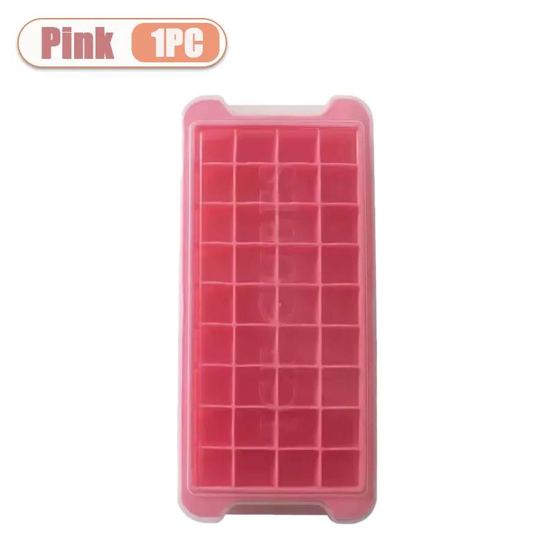 1-4PCS Silicone Ice Compartment Ice Cube Molds Easy Release Square Ice Mold for Whiskey Ice Ball Maker Kitchen Supplies
