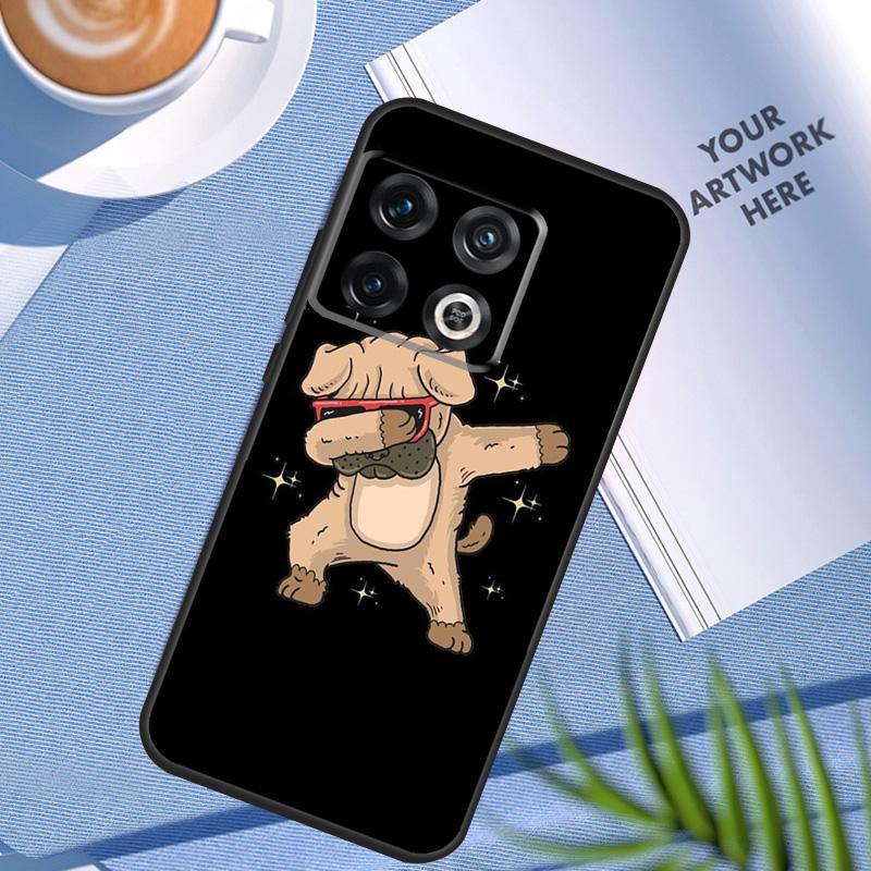 Cute Pug Dog Case For OnePlus 12 12R 11 9 10 Pro 10R 9R 8T 10T Nord 3 CE 2 Lite 2T CE4 N10 N20 N30 Cover