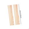 6 Pieces Measuring Strips Wooden Rolling Pin Guides Portable Mud Roller Kitchen Tool Sticks