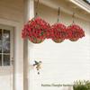 Spring Violet Eucalyptus Hanging Basket Pendant for Home Decoration