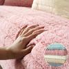 New Winter Plush Solid Color Quilted Cotton Tatami Window Sofa Cushion Semi-finished Sofa Cover Fabrics