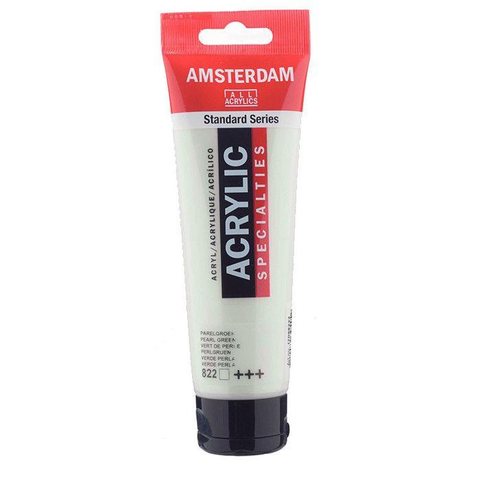 Peinture acrylique - AMSTERDAM - Amsterdam Acrilico Standard - 120 Ml - Vert - Haute résistance à la lumière
