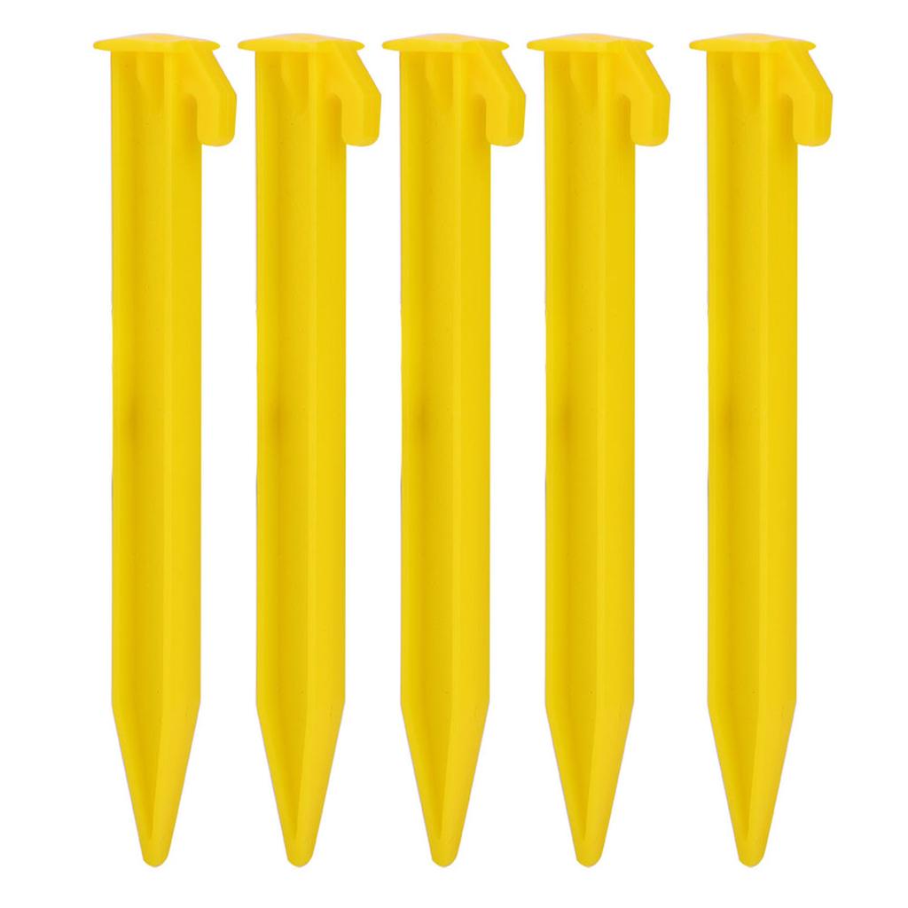 5PCS Lightweight Nylon Peg Ground Nails Screw Nail Stakes for   Soil Ice