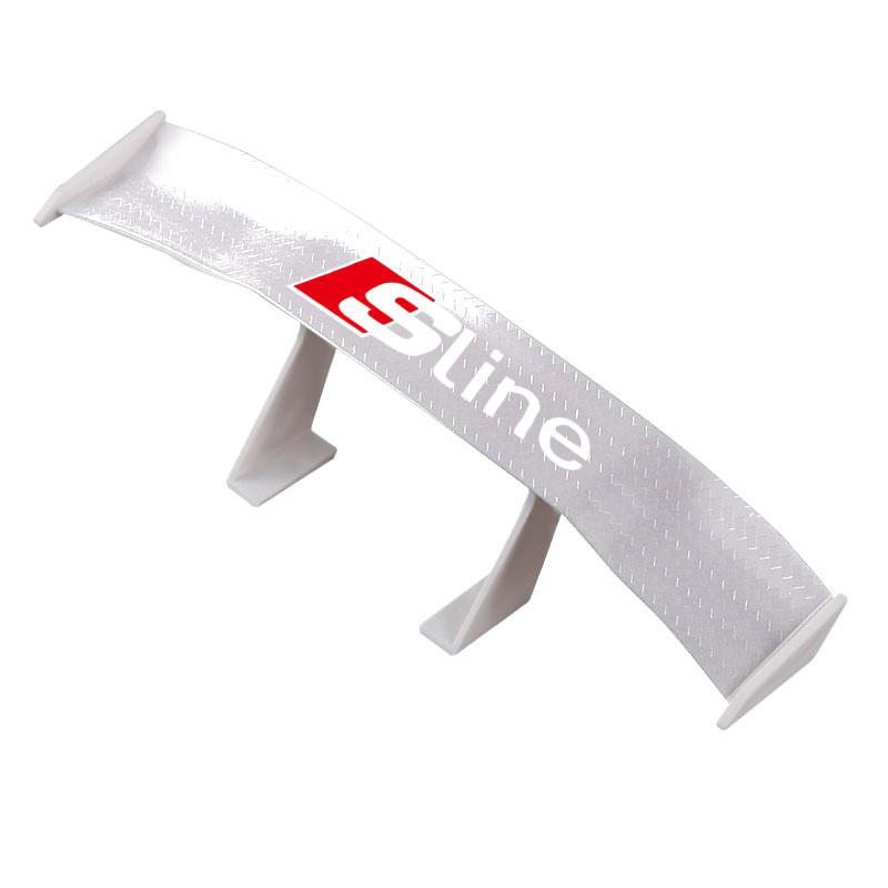 Car Rear Spoiler Mini Spoiler Wing Small Tail Emblem Sticker Decoration For TT Q3 Q5 Q7 Q8 B5 B6 B7 B8 B9 Q7 8P 8V 8L A3 A4 A5 A6 A7 A8 8L R8