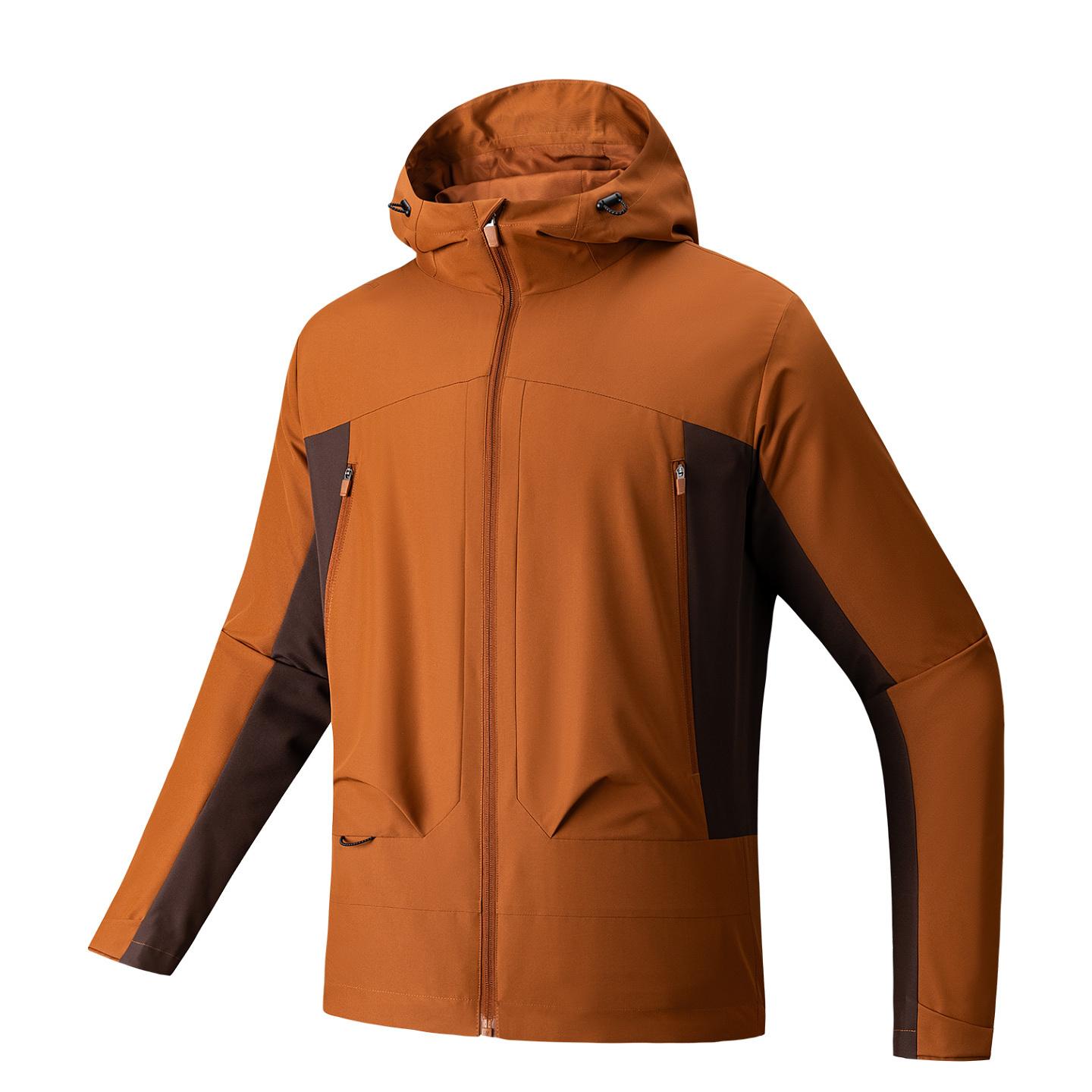 

Anta Мужская повседневная спортивная куртка с капюшоном на молнии, цветной блок, 952537601-2 S