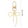 Fashion Bowknot Keyholders Lovely Bows Keychain Metal Keyrings Creative Bag Charm Handbag Charm for Women Girls