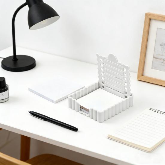 Dispensador de Notas Yousheng com Modelo Organizador de Notas Portátil e Dispensador de Adesivos Caixa de Armazenamento de Mesa Compacta para Blocos de Notas de 3x3 Polegadas Material de Escritório