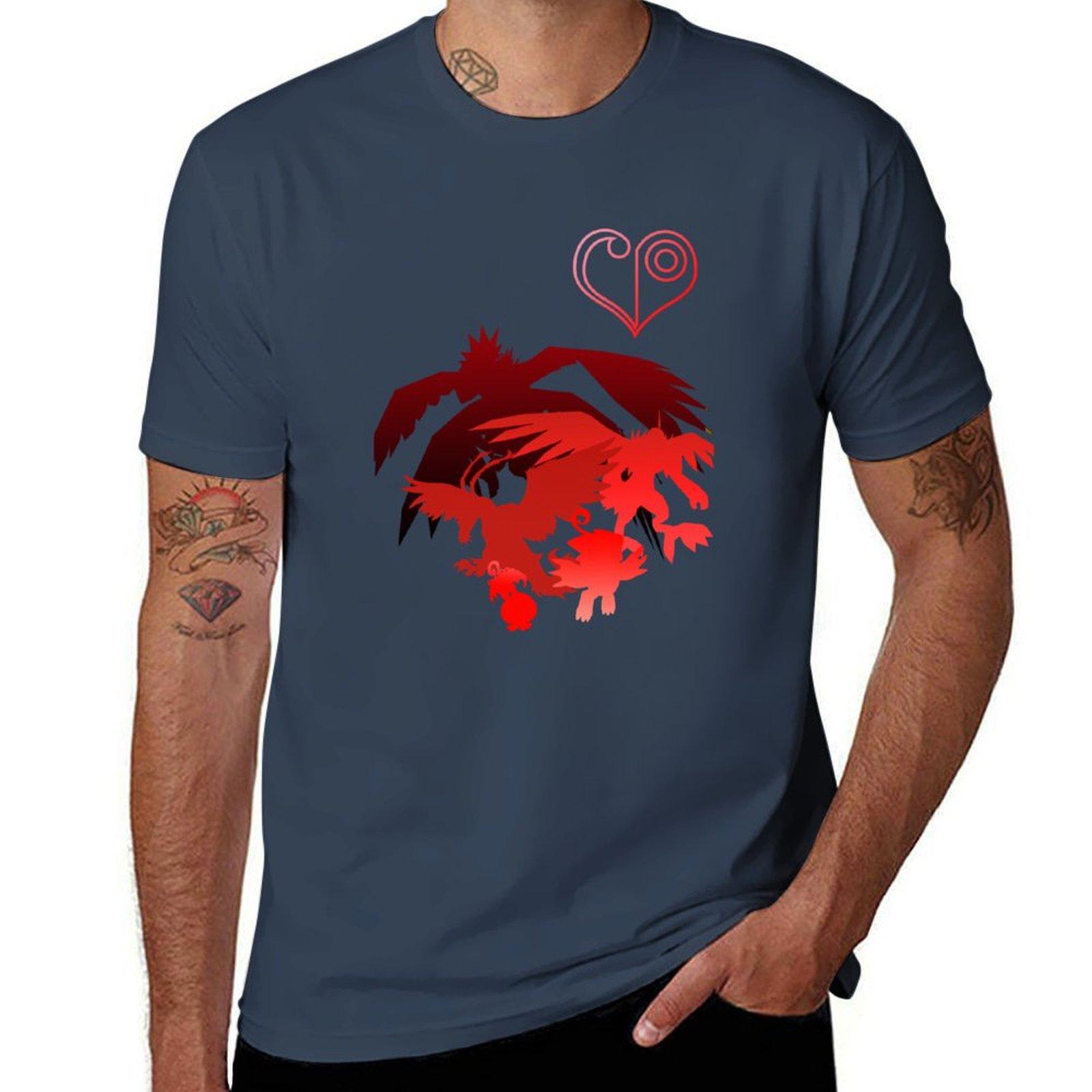 Crest Of Love Tshirt Summer Fashion Casual Tee Shirt S