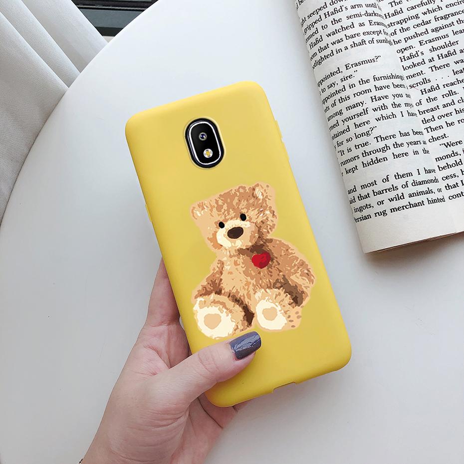 soft cover candy silicone phone case on for samsung galaxy j7 j5 j3 j 7 5 3 pro 2017 j330f j530f j730f case tpu back cover coque