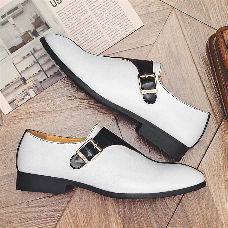 Fashion Leather Shoes Formal Personality Design Tenis Men De Hombre Moccasins Tenis Caballero Designer Sneakers Fashion Dress