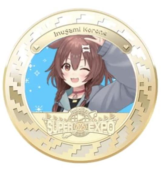 Hololive SUPER EXPO 2025 Игровой жетон Инугами Короне