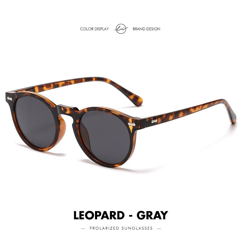 Classic Tea Lens Women Men Outdoor Driving Shades Sun Glasses Classic Round Shape Sunglasses Men Women UV400 Protection Gafas De Sol