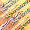 8 Pcs Autism Awareness Puzzle Printed Lanyard with Swivel Hook Autism Lanyard for ID Badges Key Chain for Asperger Awareness