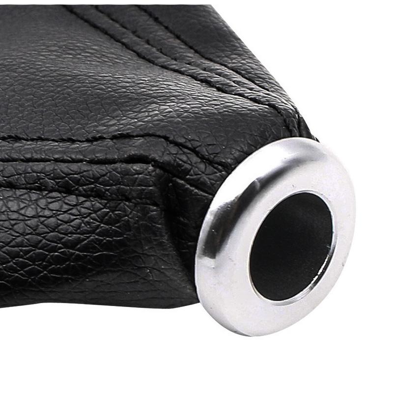 Car Manual Gear Shift Lever Dust Cover PU Leather Gear Position Dustproof Cover Automobile Interior Decoration Accessories