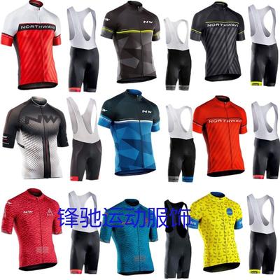 Mens Breathable Cycling Jersey Set Short Sleeve Mountain Road Bike Outfit