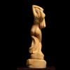 Huangyang Wood Carving Creative, High-quality Solid Wood Living Room Decoration Carving Crafts, Car Sexy Beauty Ornaments