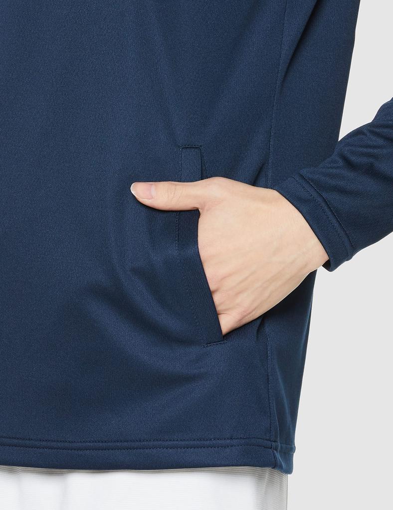 Mizuno Trainingsbekleidung Weiches Strick Slim Kleid 3XL Kapuzenpullover, Passform, 32MCA119, Marineblau,