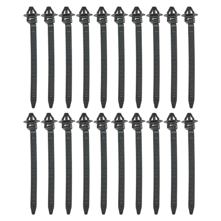 Sturdy Nylon Cable Zip Ties Cable Clips for Automotive Wire Bundling Quick Release Fasteners 80mm Long