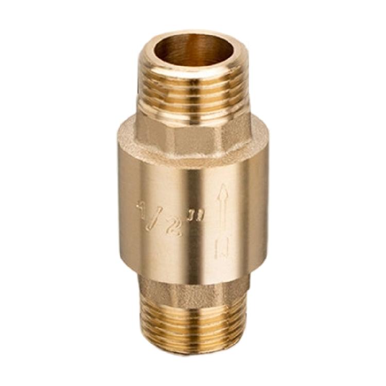 Leakproof Brass Not Return Valves Easy Connection Design Brass Check Valves For Various Pipe Installations