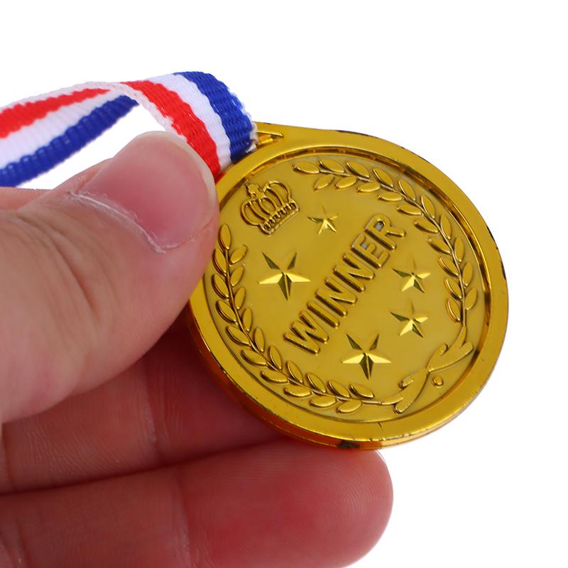 Crown Gold Silver Bronze Award Medal Reward Football Competition Prizes Award Medal For Souvenir Gift Outdoor Sport Kids Toys