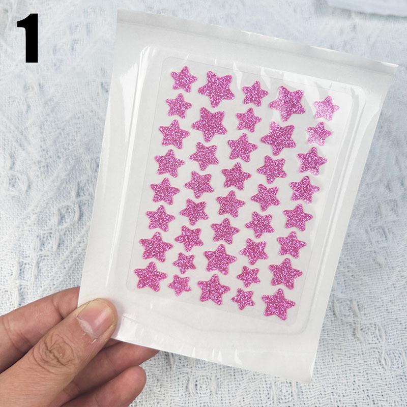 40Pcs Shining Star Pimple Patch Acne Colorful Invisible Acne Removal Skin Care Stickers Concealer Face Spot Beauty Makeup